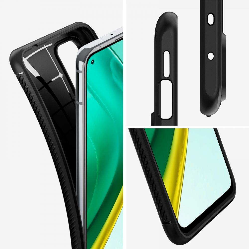 Xiaomi Mi 10T / 10T Pro - Spigen Rugged Armor Skal - Matt Svart