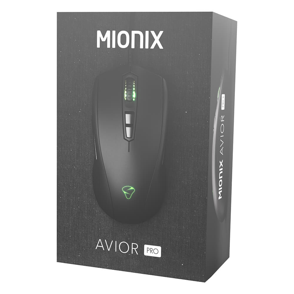 MIONIX Gamingmus Avior Pro Svart