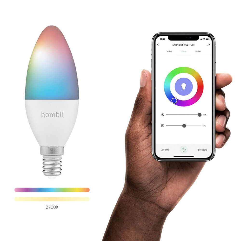 Hombli Smart Lampa E14 RGB Promo 2-Pack CCT