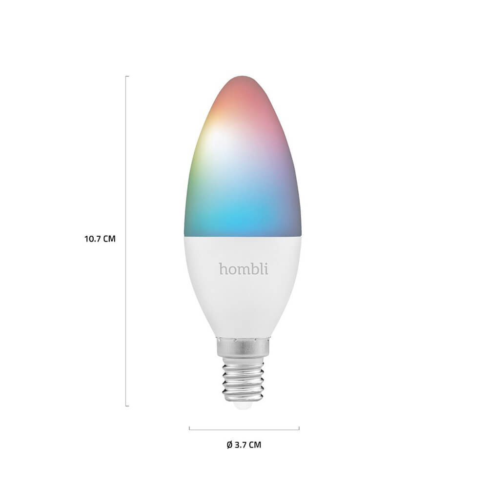 Hombli Smart Lampa E14 RGB Promo 2-Pack CCT