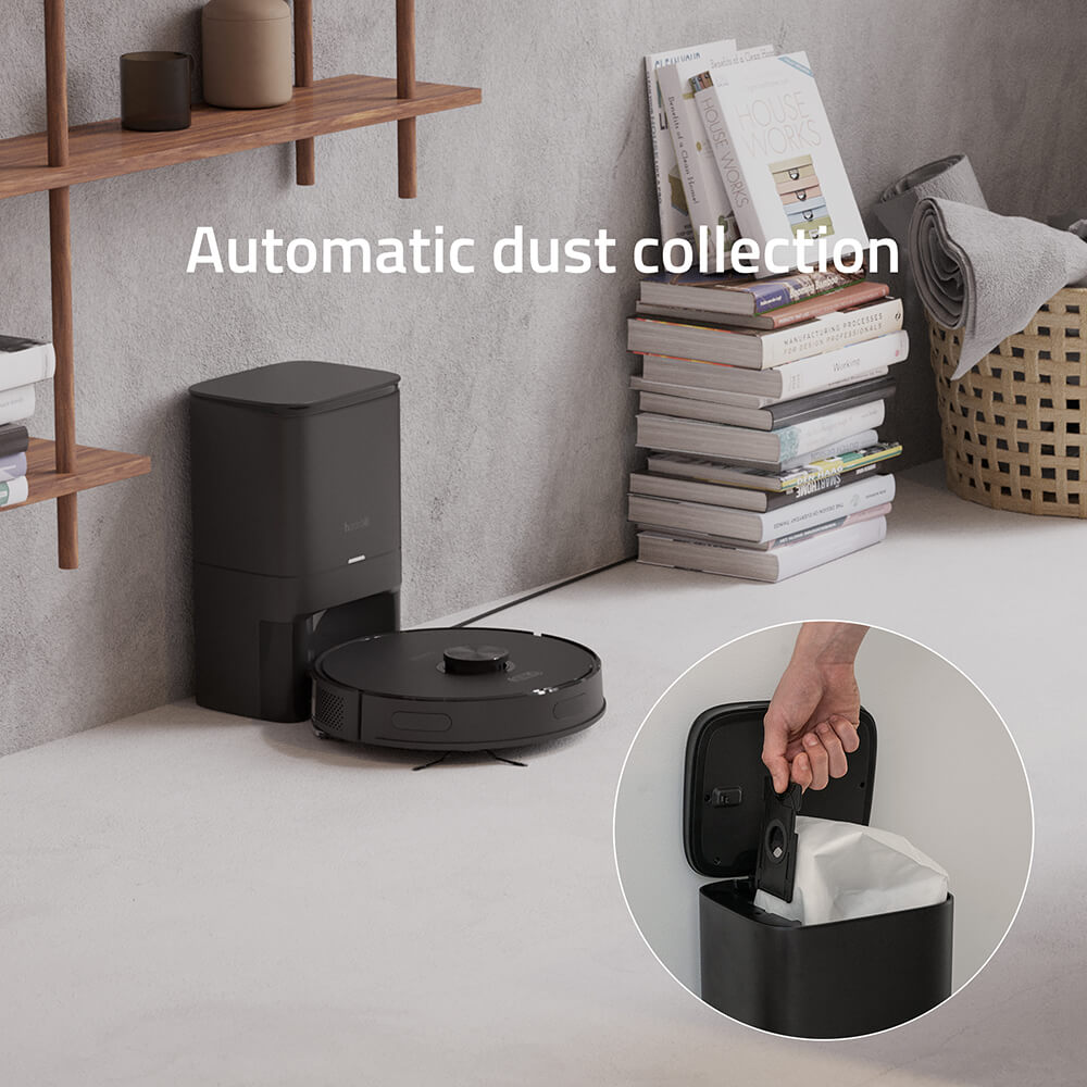 Hombli Smart Robotdammsugare Svart