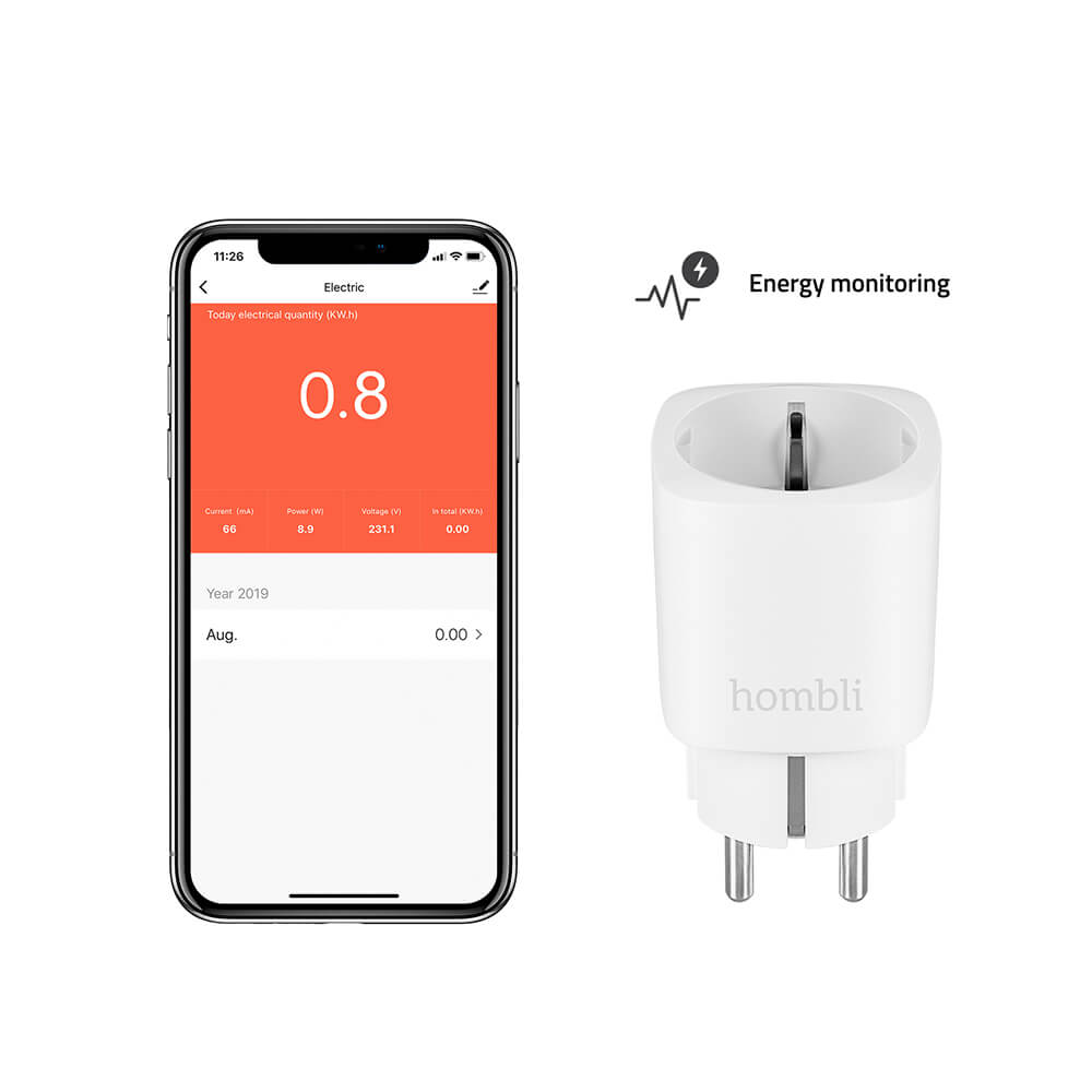 Hombli EU Smart Plug Vit