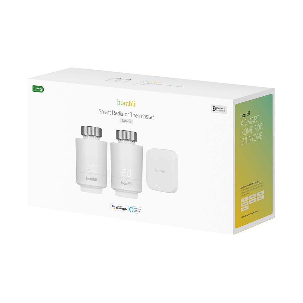 Hombli Smart Termostat Start Kit (2 BT Bridge) Vit