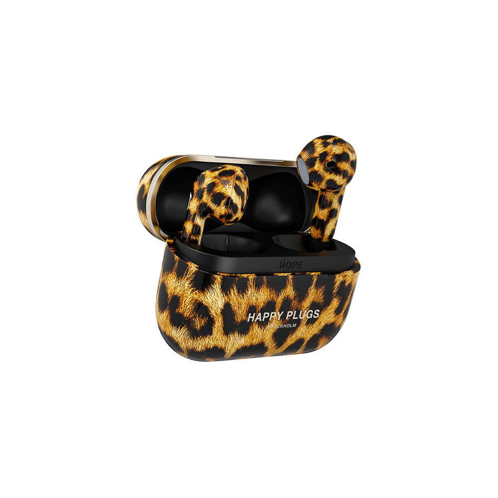 Happy Plugs Hope Hörlurar In-Ear TWS Leopard