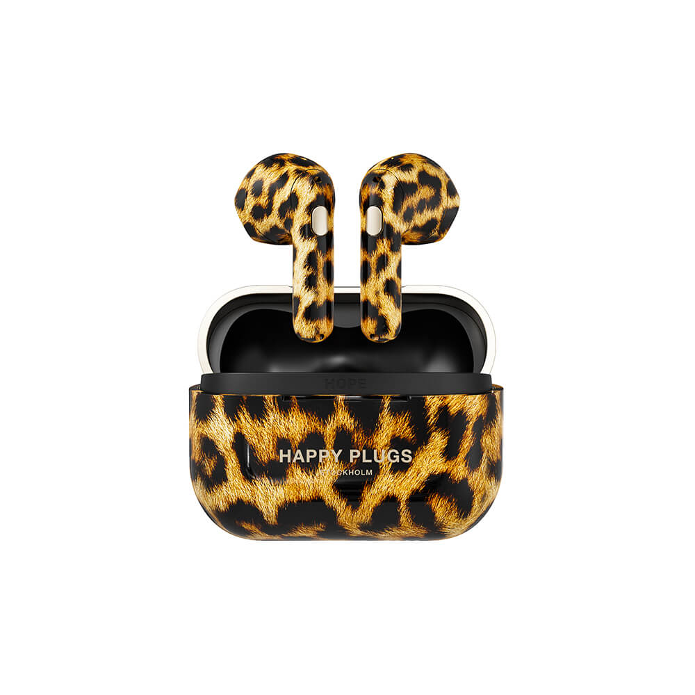 Happy Plugs Hope Hörlurar In-Ear TWS Leopard