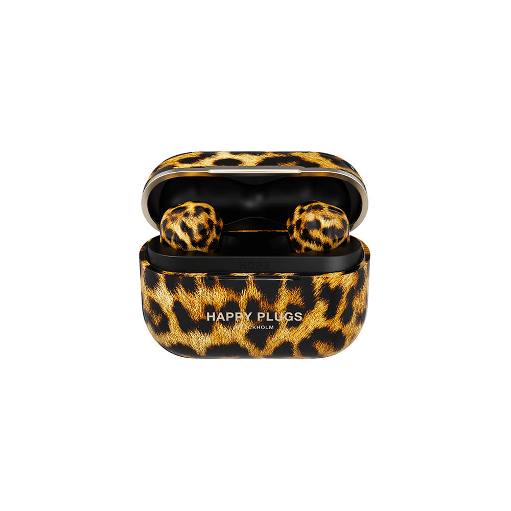 Happy Plugs Hope Hörlurar In-Ear TWS Leopard