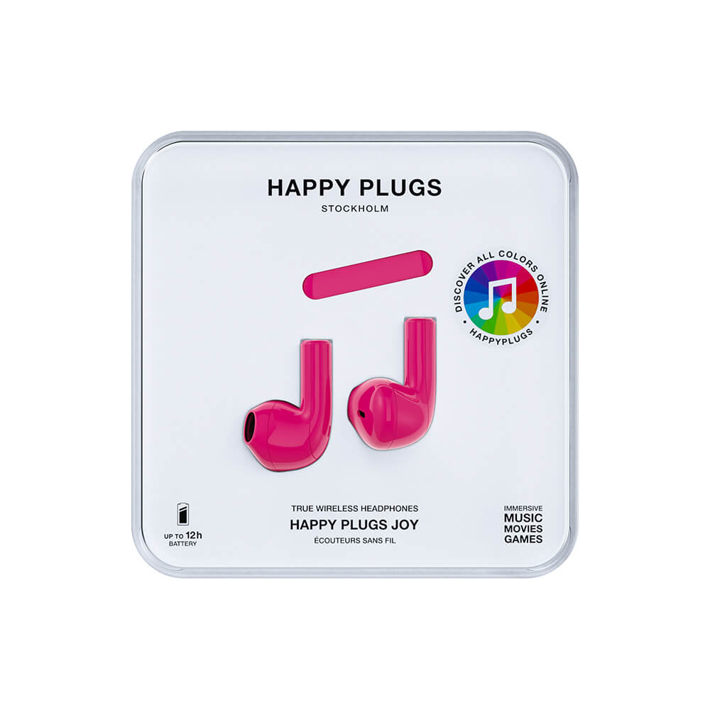 Happy Plugs Joy Hrlurar In-Ear TWS Cerise