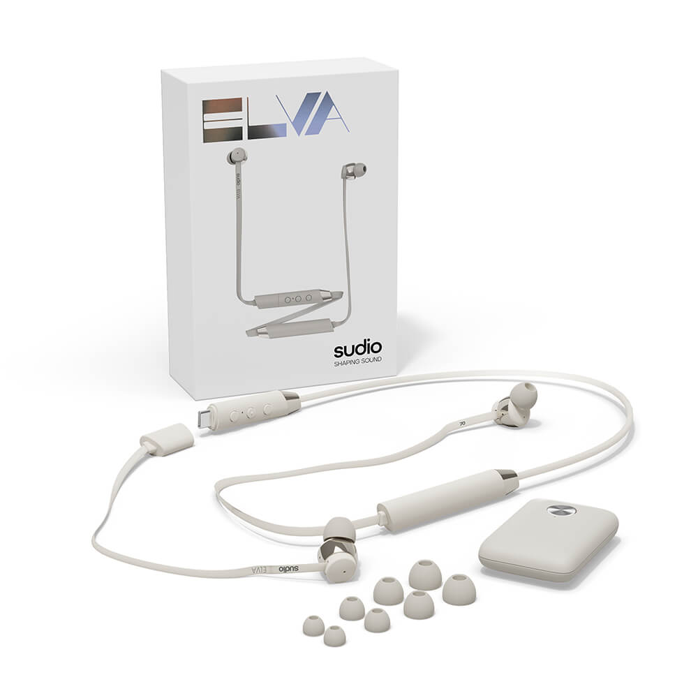 Sudio Hörlur ELVA ANC Trådlös In-Ear Vit
