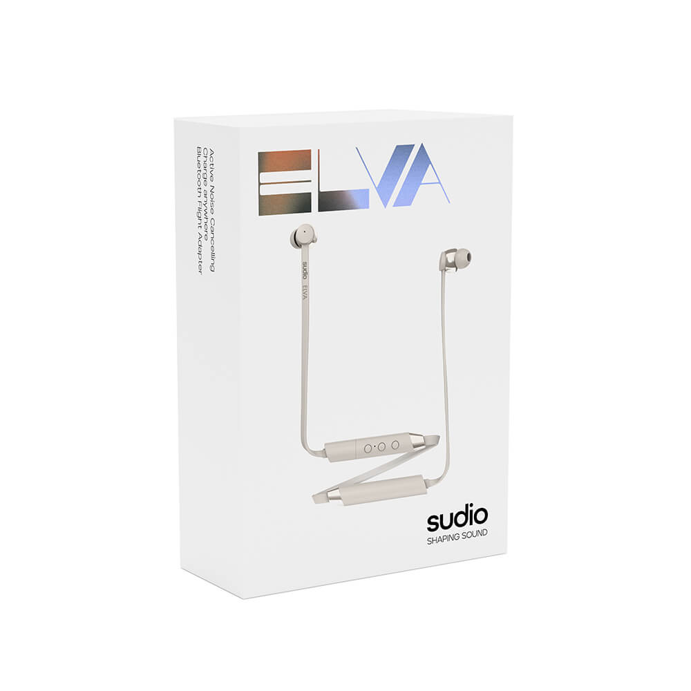 Sudio Hörlur ELVA ANC Trådlös In-Ear Vit