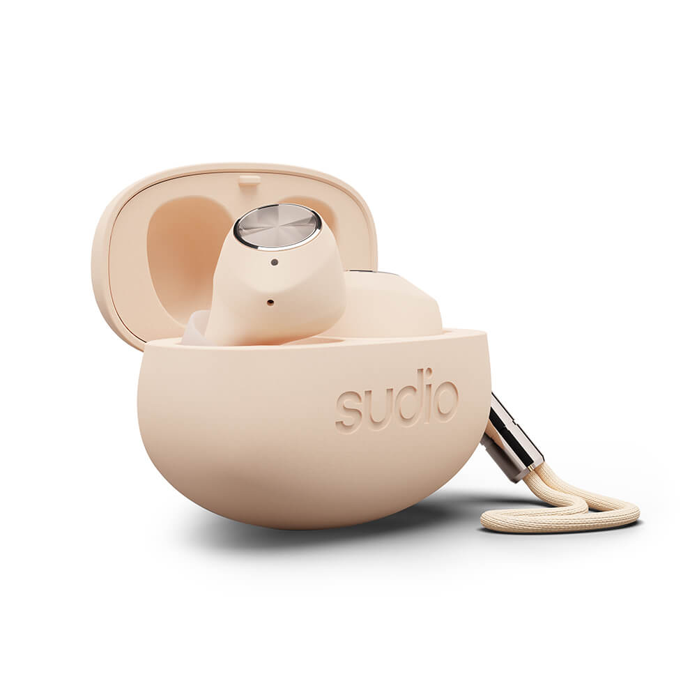 Sudio T2 True Wireless In-Ear Hrlurar Sand