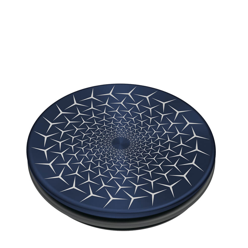 PopSockets Avtagbart Grip med Ställfunktion LUXE Spin BackSpin Alum Propeller