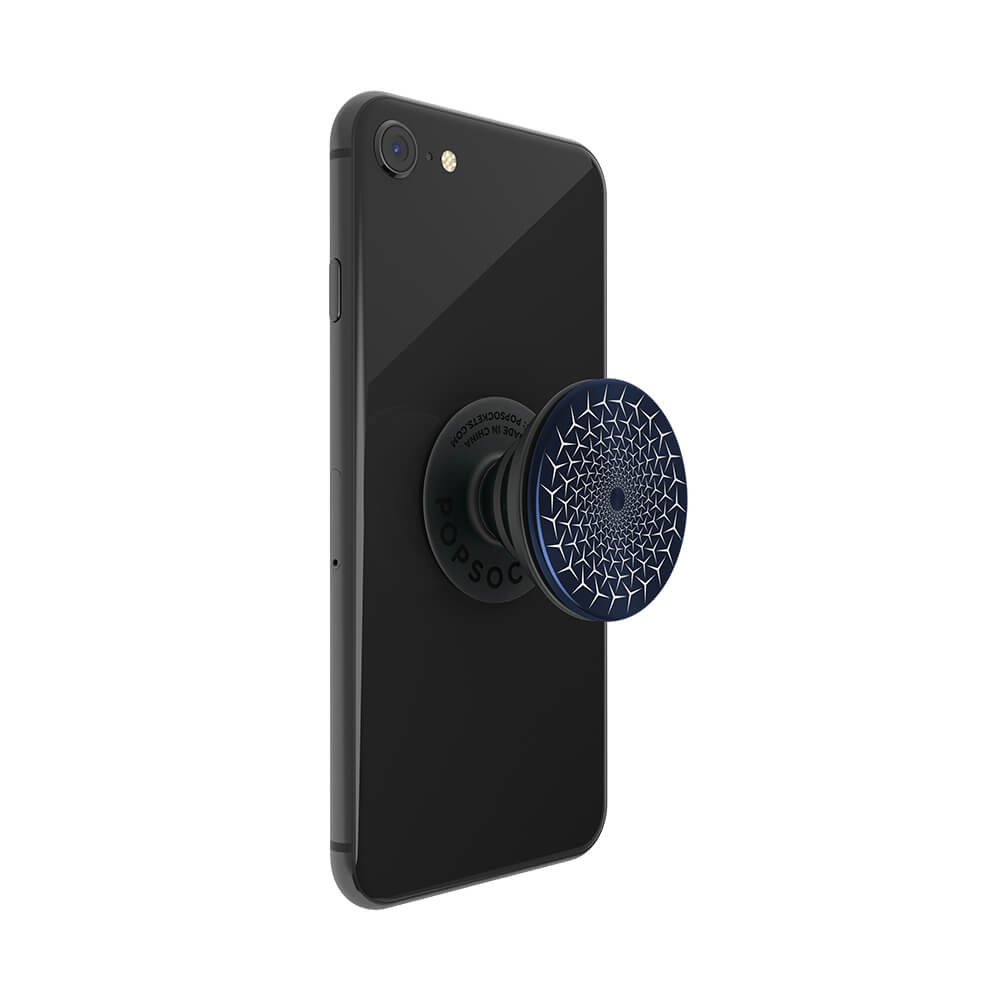 PopSockets Avtagbart Grip med Ställfunktion LUXE Spin BackSpin Alum Propeller