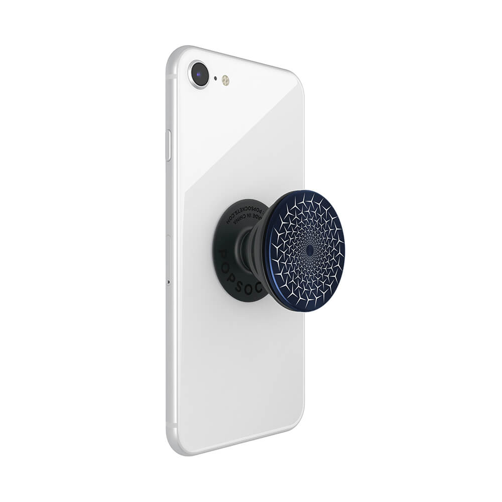 PopSockets Avtagbart Grip med Ställfunktion LUXE Spin BackSpin Alum Propeller