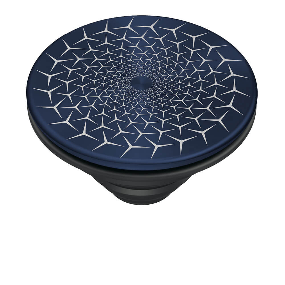 PopSockets Avtagbart Grip med Ställfunktion LUXE Spin BackSpin Alum Propeller