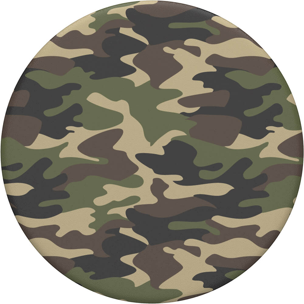 PopSockets Avtagbart Grip med Ställfunktion Woodland Camo