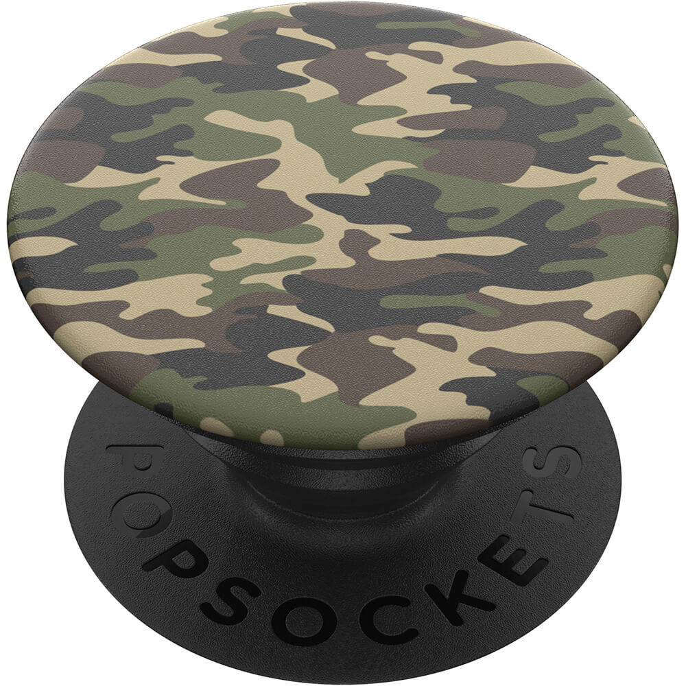 PopSockets Avtagbart Grip med Ställfunktion Woodland Camo