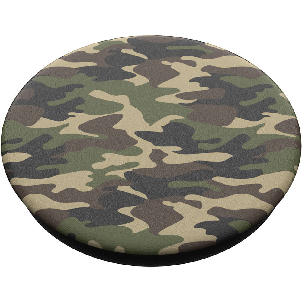 PopSockets Avtagbart Grip med Ställfunktion Woodland Camo