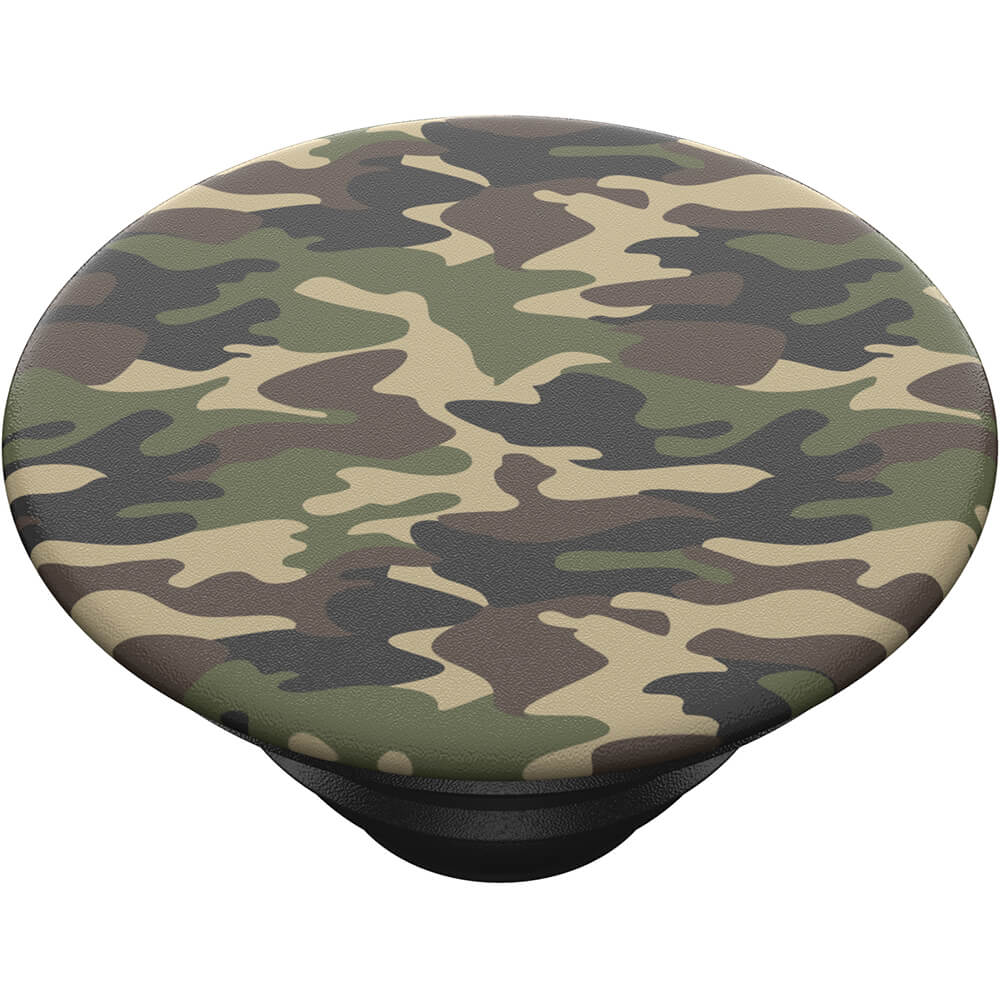 PopSockets Avtagbart Grip med Ställfunktion Woodland Camo