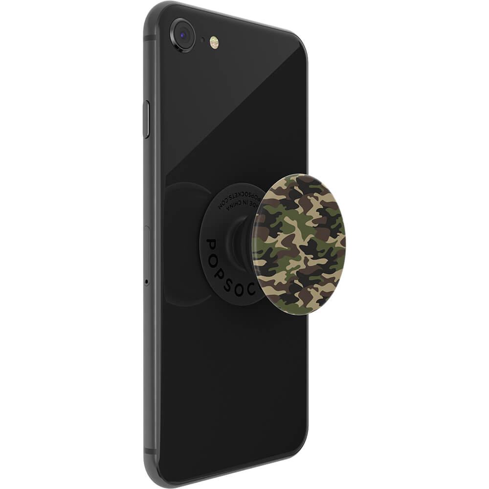 PopSockets Avtagbart Grip med Ställfunktion Woodland Camo