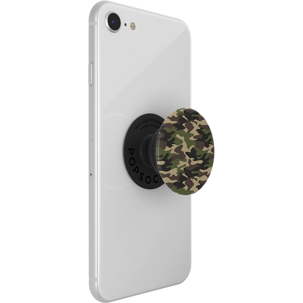 PopSockets Avtagbart Grip med Ställfunktion Woodland Camo