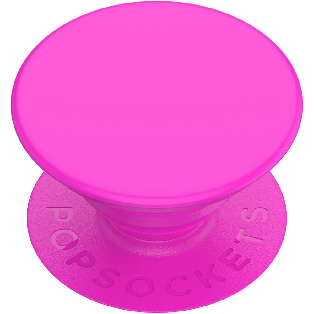 PopSockets Avtagbart Grip med Ställfunktion Neon Day Glo Pink