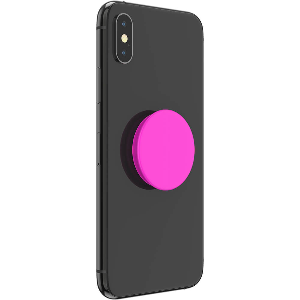 PopSockets Avtagbart Grip med Ställfunktion Neon Day Glo Pink