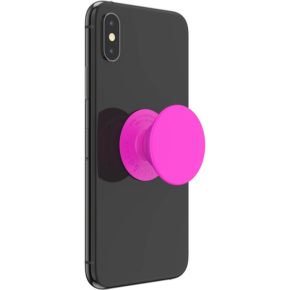 PopSockets Avtagbart Grip med Ställfunktion Neon Day Glo Pink