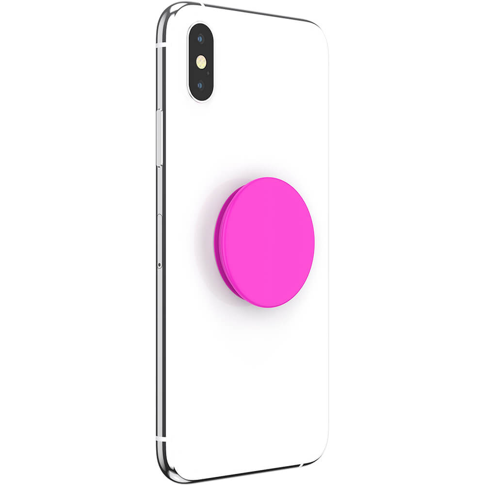 PopSockets Avtagbart Grip med Ställfunktion Neon Day Glo Pink