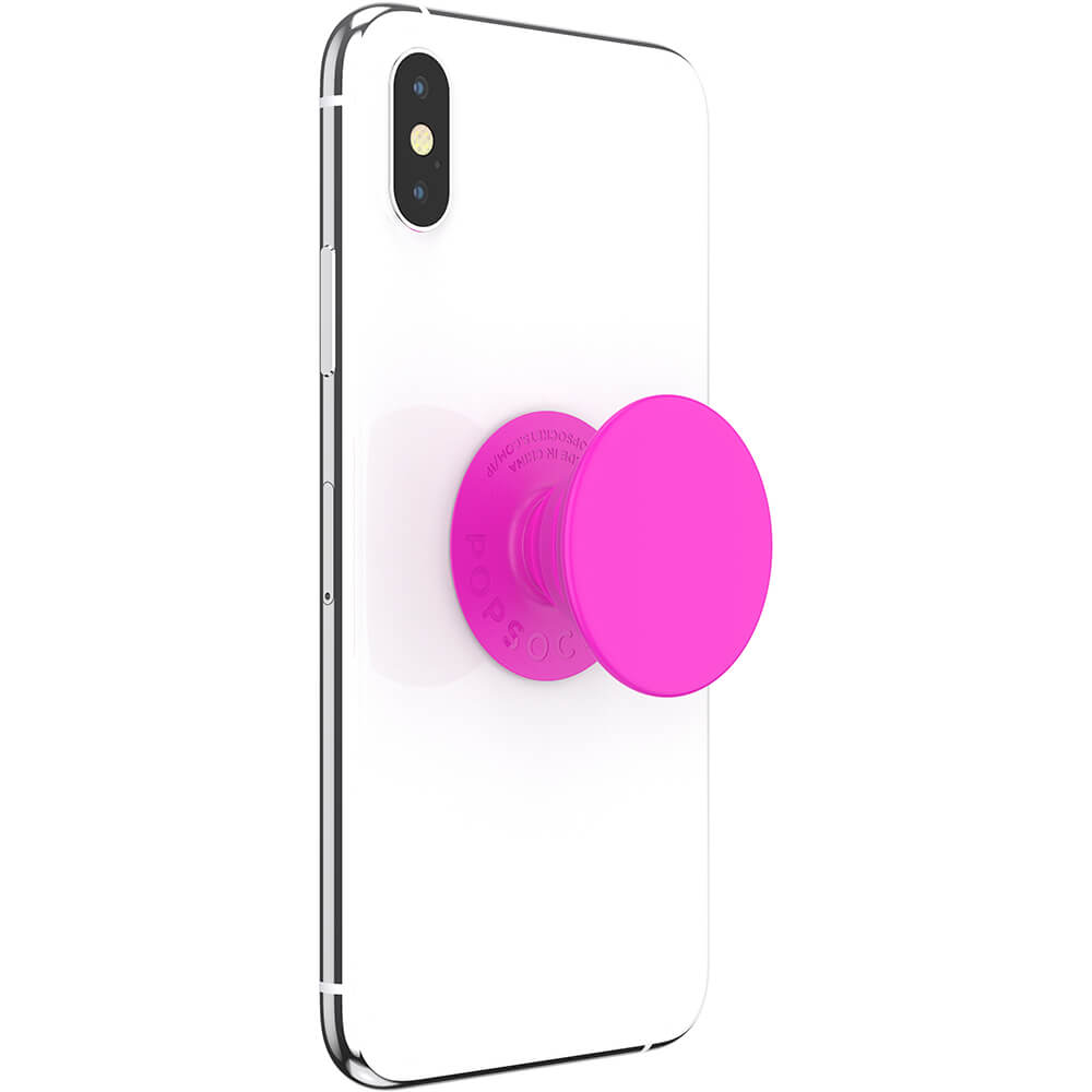 PopSockets Avtagbart Grip med Ställfunktion Neon Day Glo Pink