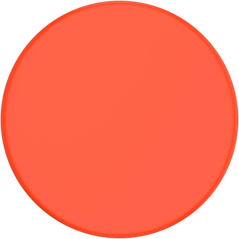 PopSockets Avtagbart Grip med Stllfunktion Neon Electric Orange