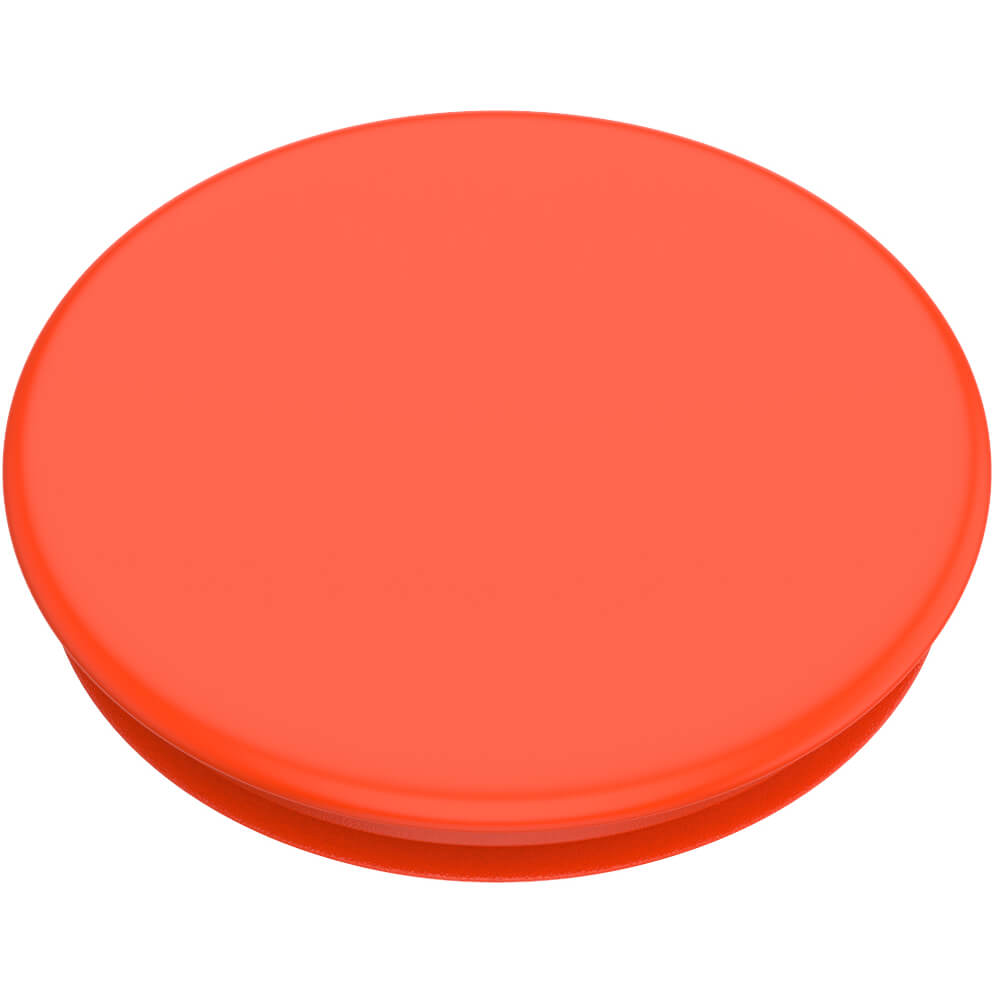 PopSockets Avtagbart Grip med Stllfunktion Neon Electric Orange