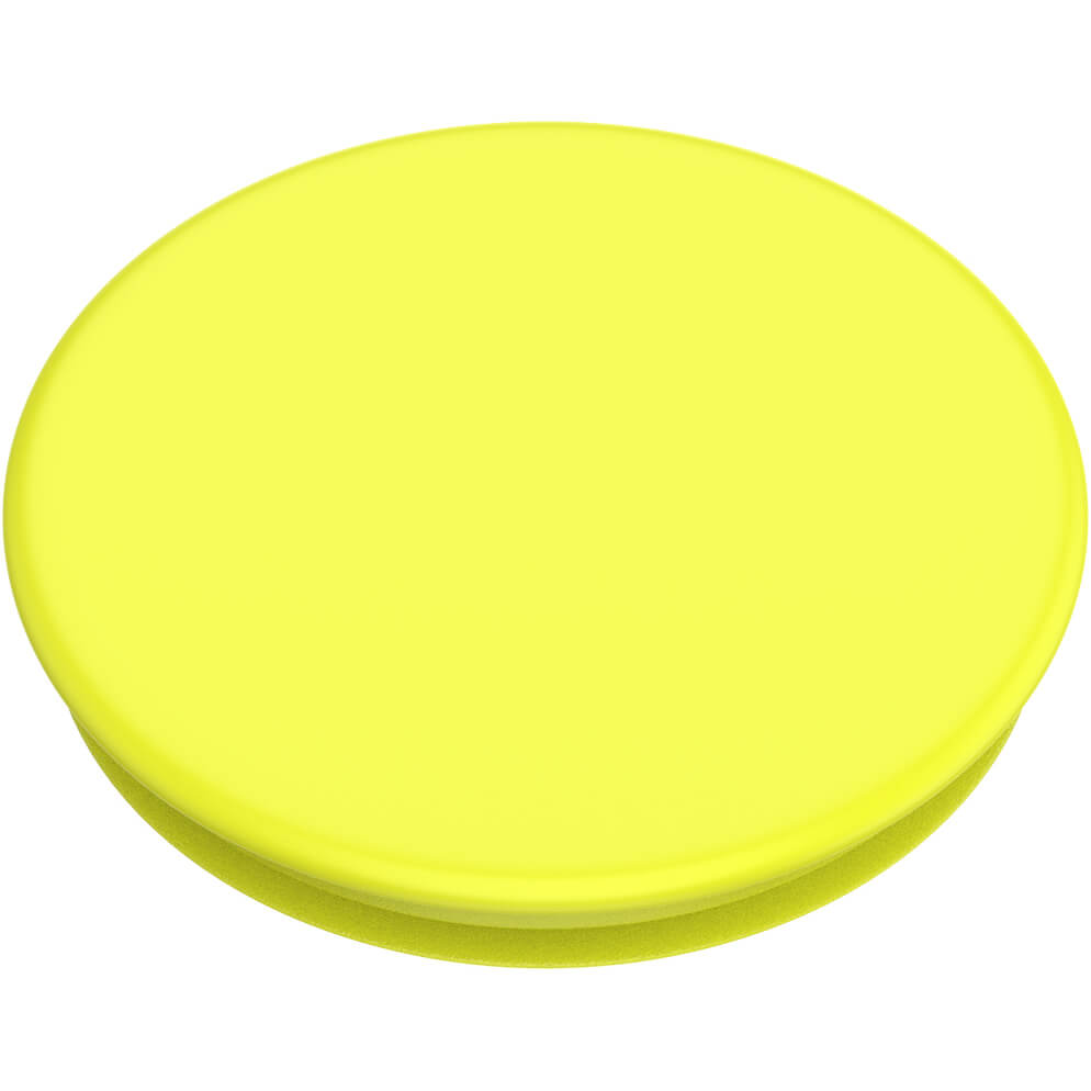 PopSockets Avtagbart Grip med Stllfunktion Neon Jolt Yellow