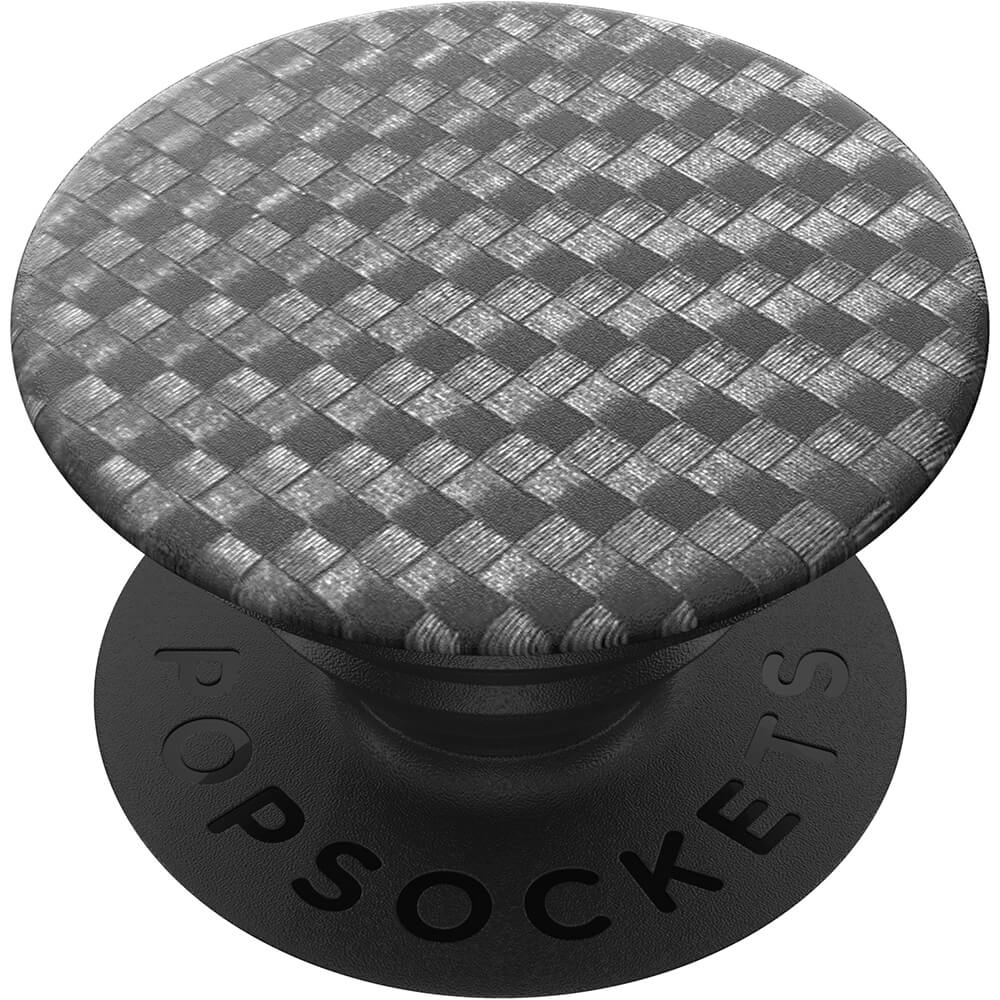 PopSockets Avtagbart Grip med Ställfunktion Carbonite Weave