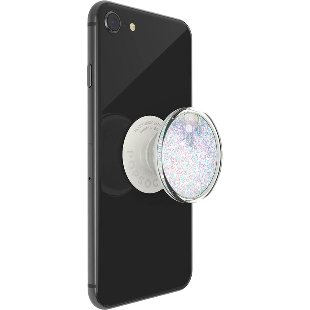 PopSockets Avtagbart Grip med Ställfunktion LUXE Tidepool Halo Vit