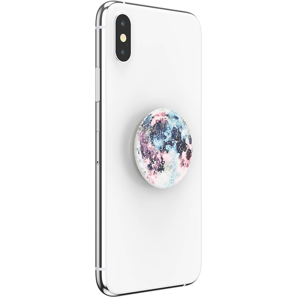 PopSockets Avtagbart Grip med Ställfunktion Pink Moon