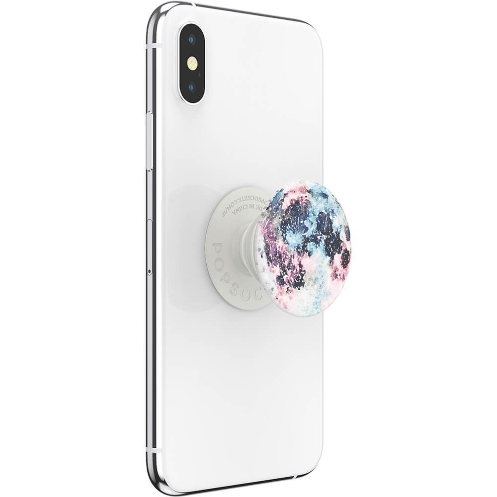 PopSockets Avtagbart Grip med Ställfunktion Pink Moon