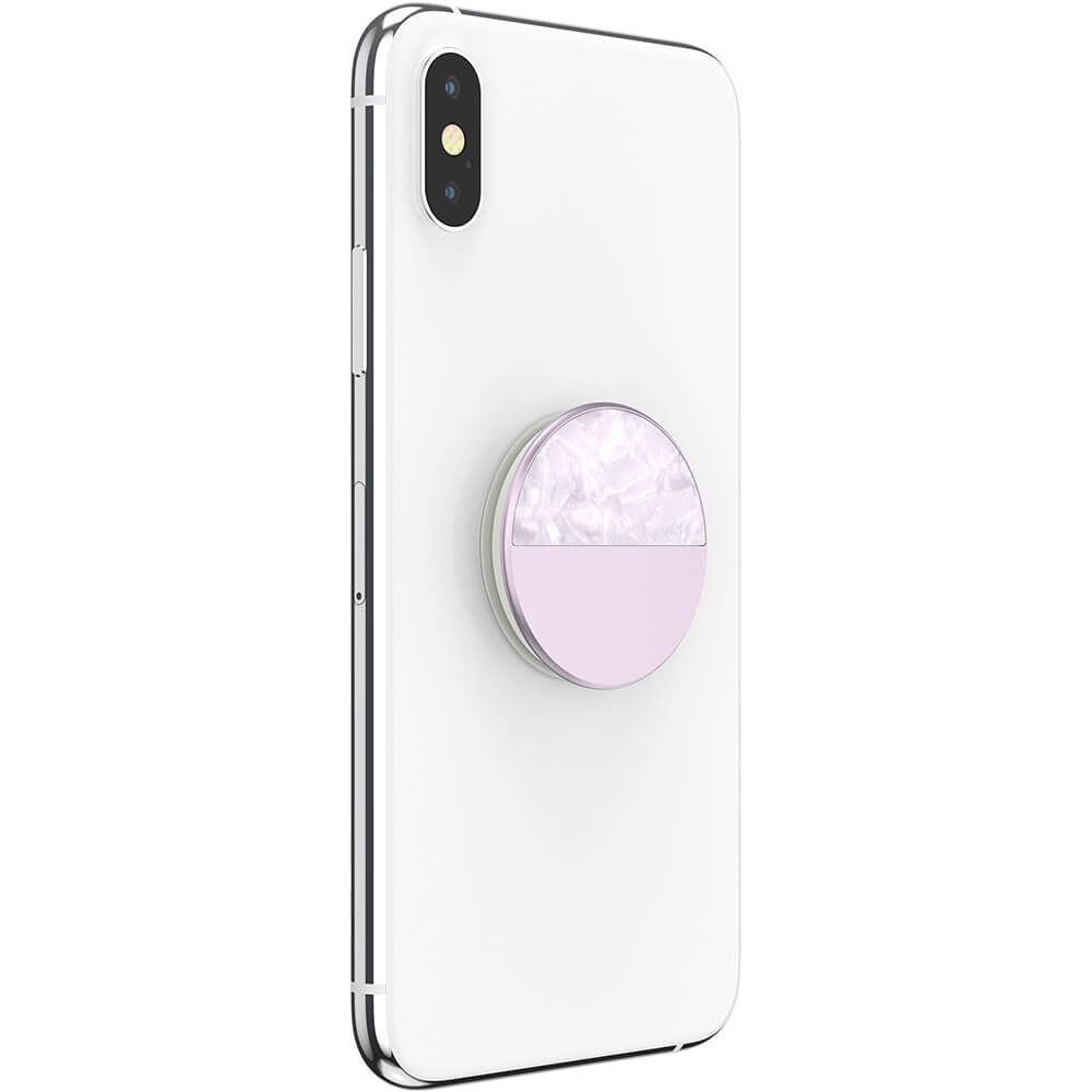 PopSockets Avtagbart Grip med Ställfunktion LUXE Glam Inlay Acetate Lilac