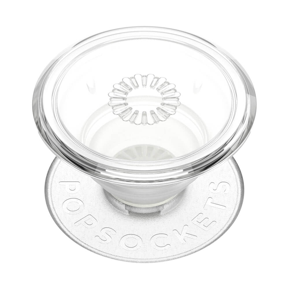 PopSockets Avtagbart Grip med Ställfunktion Clear