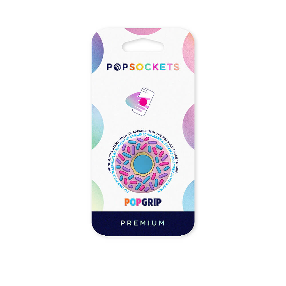 PopSockets Avtagbart Grip med Stllfunktion Premium PopOuts D'ohnut