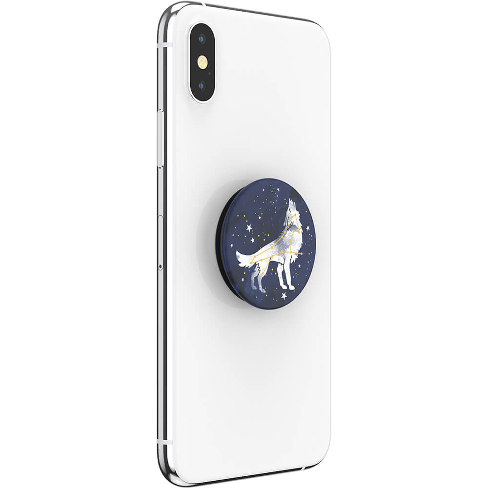 PopSockets Avtagbart Grip med Ställfunktion Sirius Wolf