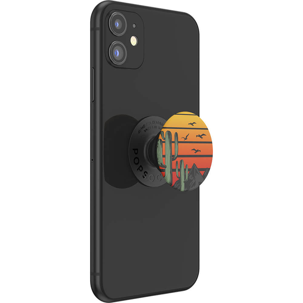 PopSockets Avtagbart Grip med Stllfunktion Saguaro Sunset