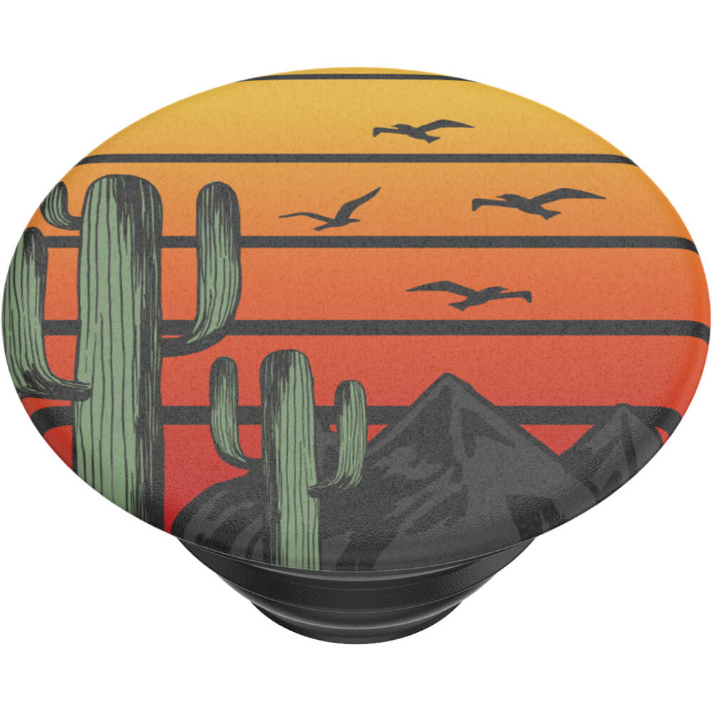 PopSockets Avtagbart Grip med Stllfunktion Saguaro Sunset