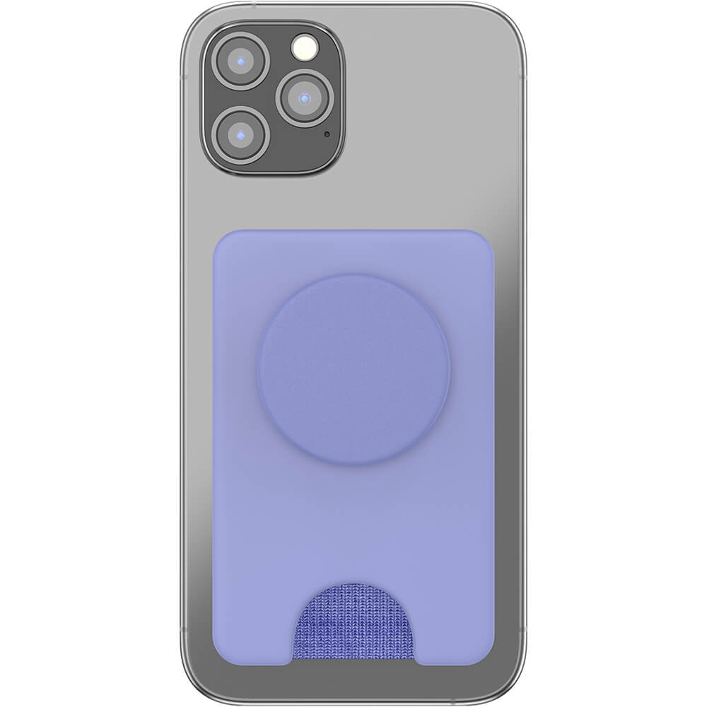 PopSockets PopWallet+ för Magsafe med Grip Deep Periwinkle Lila