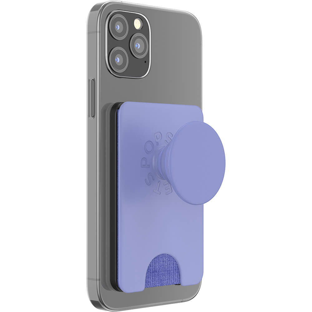 PopSockets PopWallet+ för Magsafe med Grip Deep Periwinkle Lila