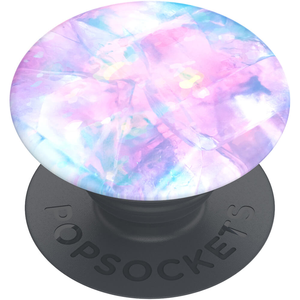 PopSockets Basic Grip Med Stllfunktion Crystal Opal