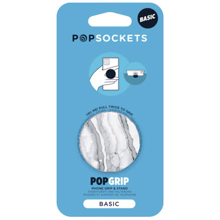 PopSockets Basic Grip Vit Granit