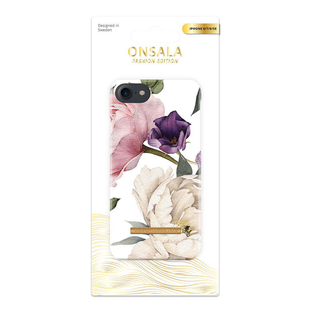 ONSALA iPhone 6/7/8/SE Mobilskal Soft Rose Garden
