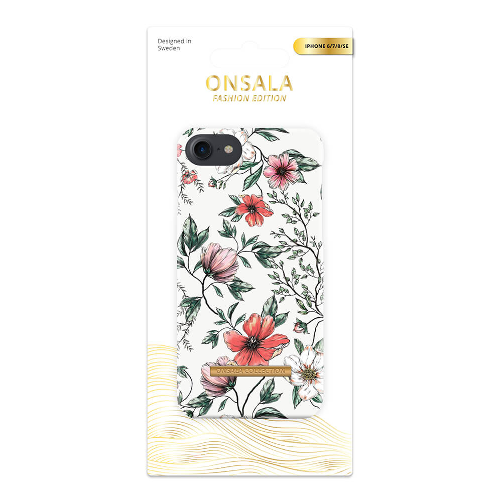 ONSALA iPhone 6/7/8/SE Mobilskal Soft Vallmo Medow