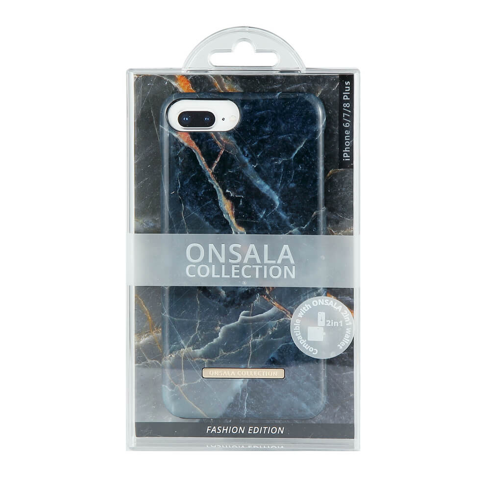ONSALA iPhone 6/7/8 Plus Mobilskal Shine Grey Marble