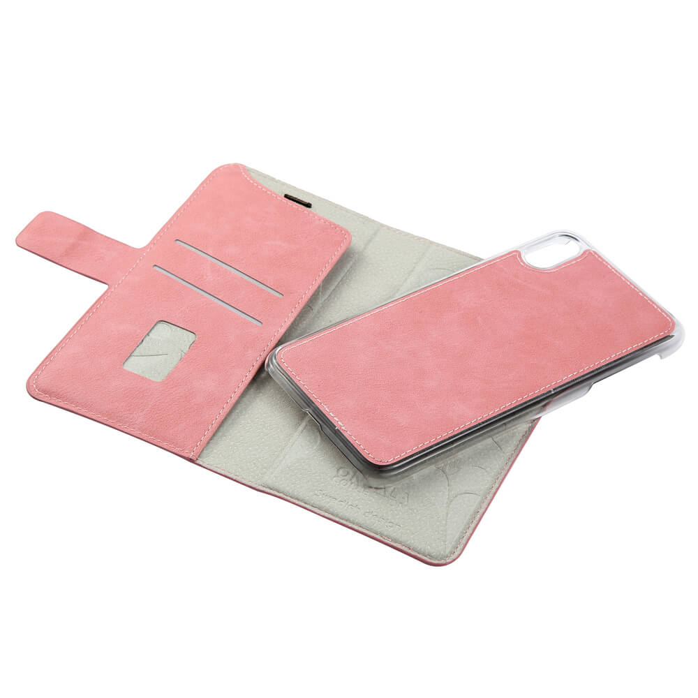 ONSALA iPhone XS Max 2in1 Magnet Fodral / Skal Dusty Pink